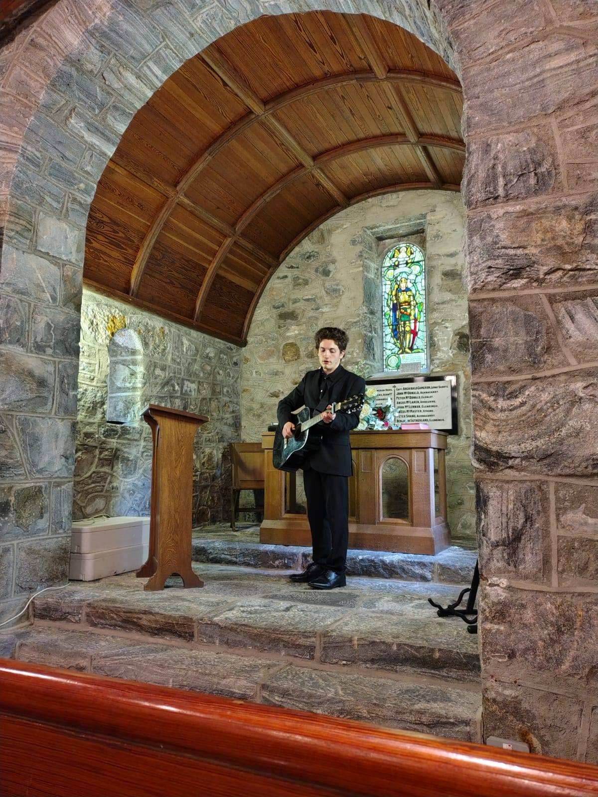 Sandy Fleming at St. Ciarans Church